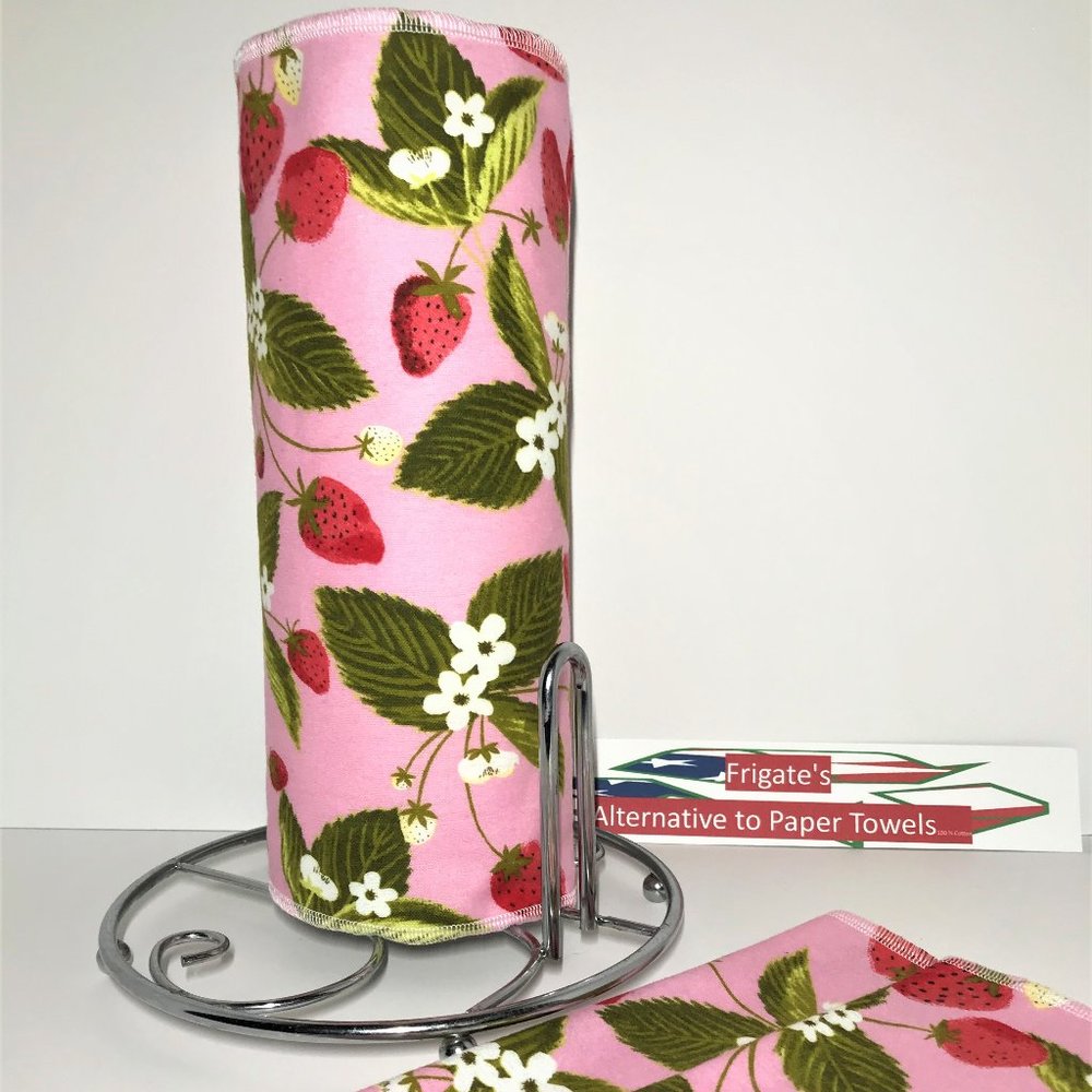 Reusable Paper-Less Towels 1 Ply 12-12x15" Cotton Cleaning Cloths